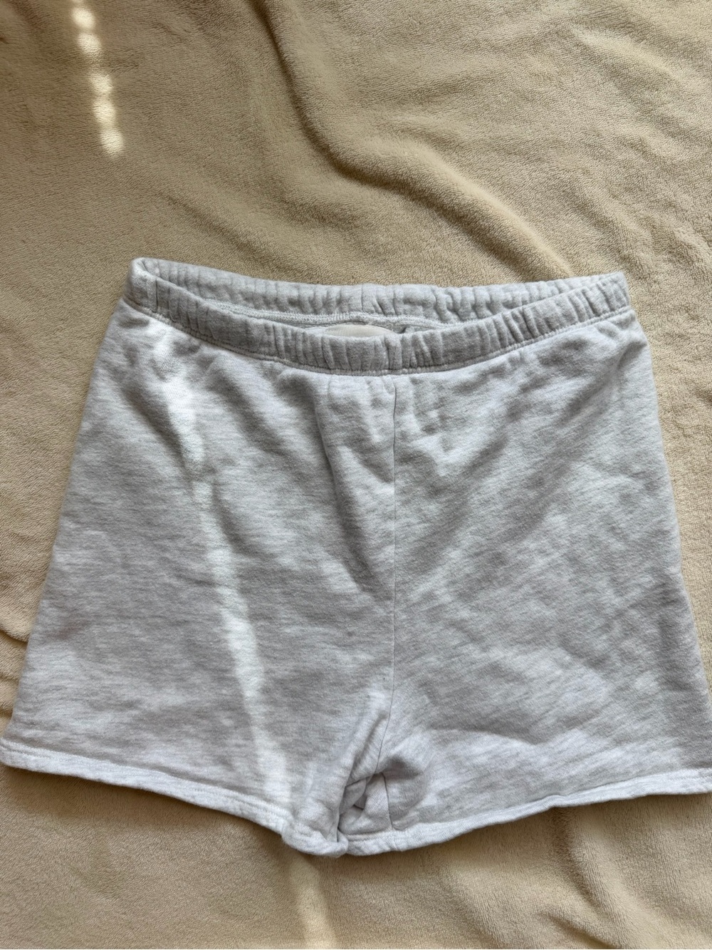 Joah brown gray sweat shorts small